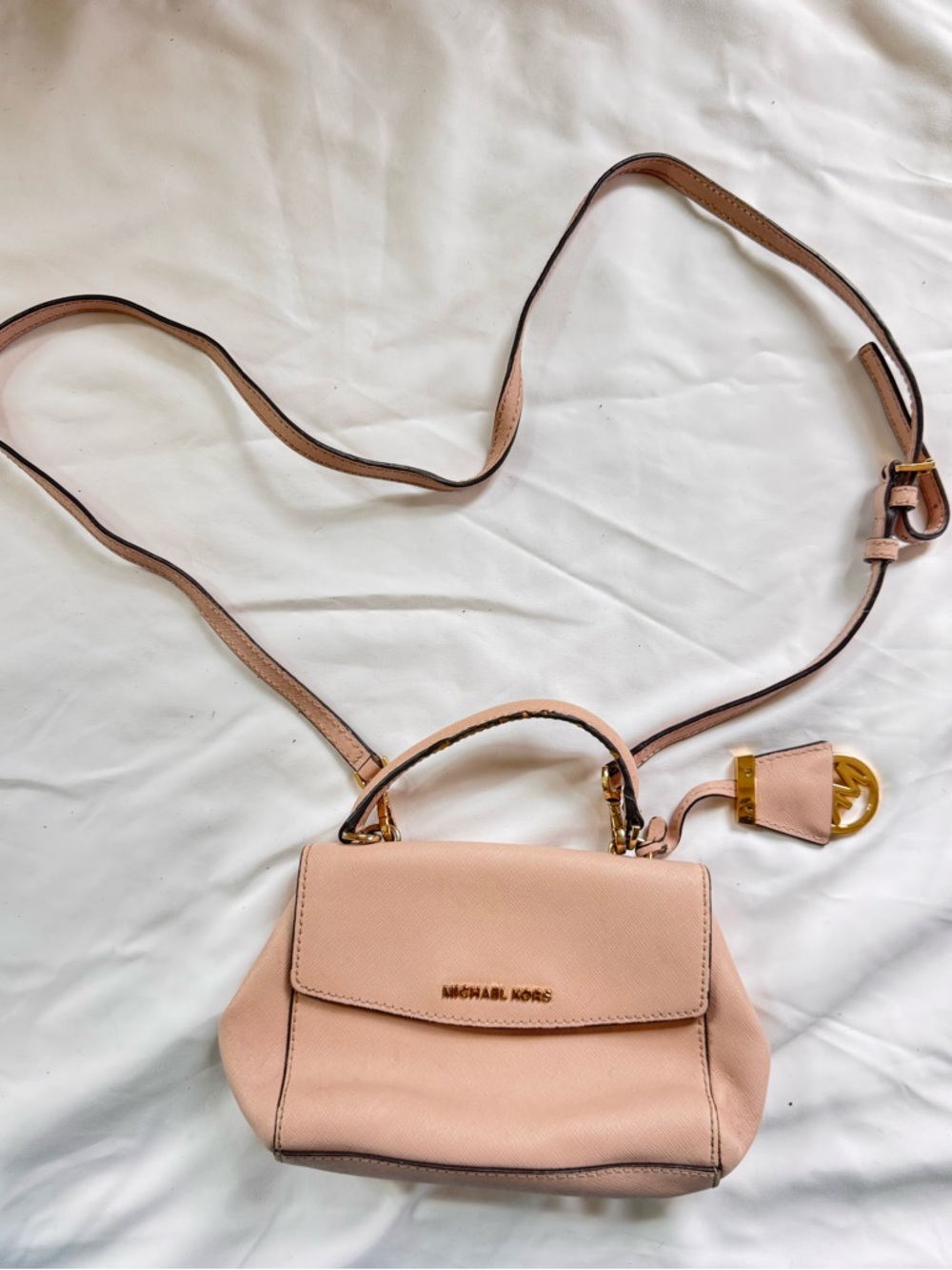 Michael Kors Ava Extra-Small Saffiano Leather Crossbody